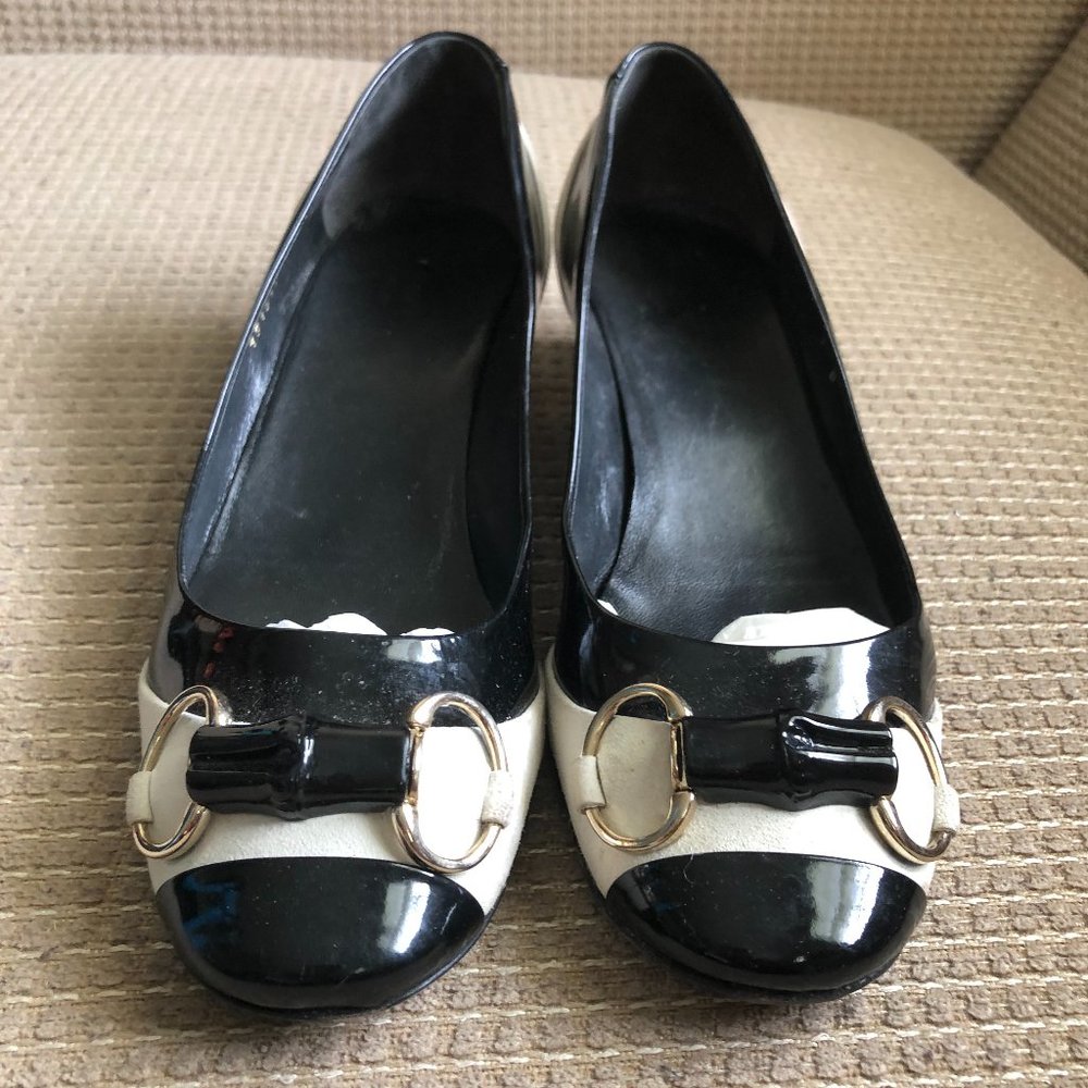 Gucci Women's Bamboo Bit Black Vernice Leather - Picture 4 of 12